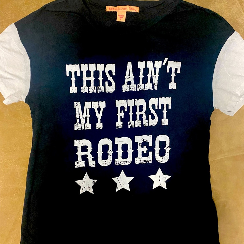 Rebellious One rodeo t-shirt
